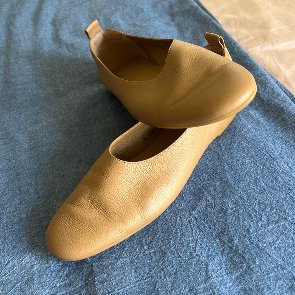 Everlane Leather Day Glove, Caramel, Size 9 - Barely Worn